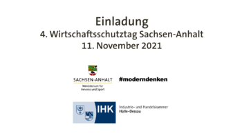 Einladung Wirtschaftsschutztag