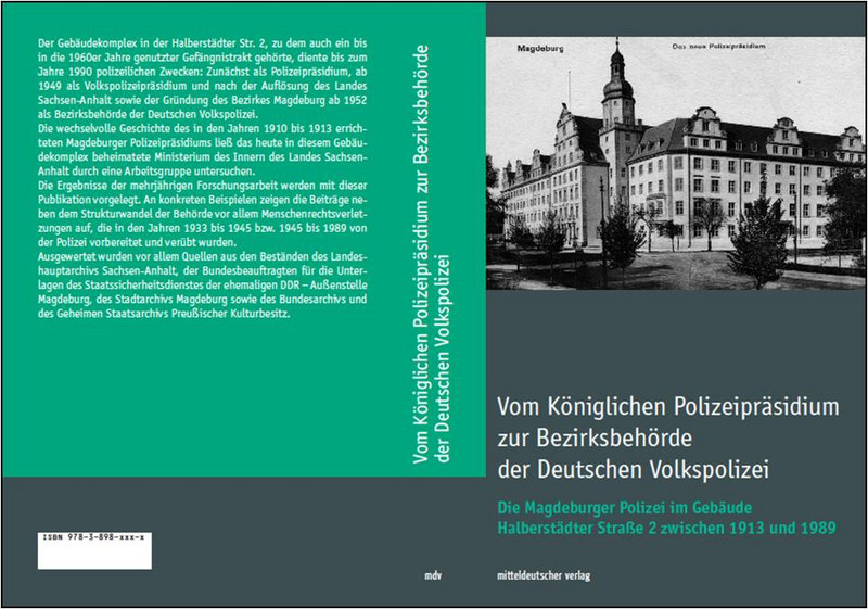 Publikation "Vom Königlichen Polizeipräsidium zur Bezirksbehörde der Deutschen Volkspolizei"