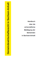 Titelbild: Handbuch über die wirtschaftliche Betätigung der Gemeinden in Sachsen-Anhalt